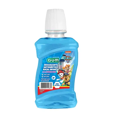Enxaguante Bucal Infantil Gum Patrulha Canina 250Ml preço